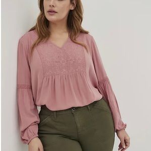 TORRID | Crinkle Gauze Blouse